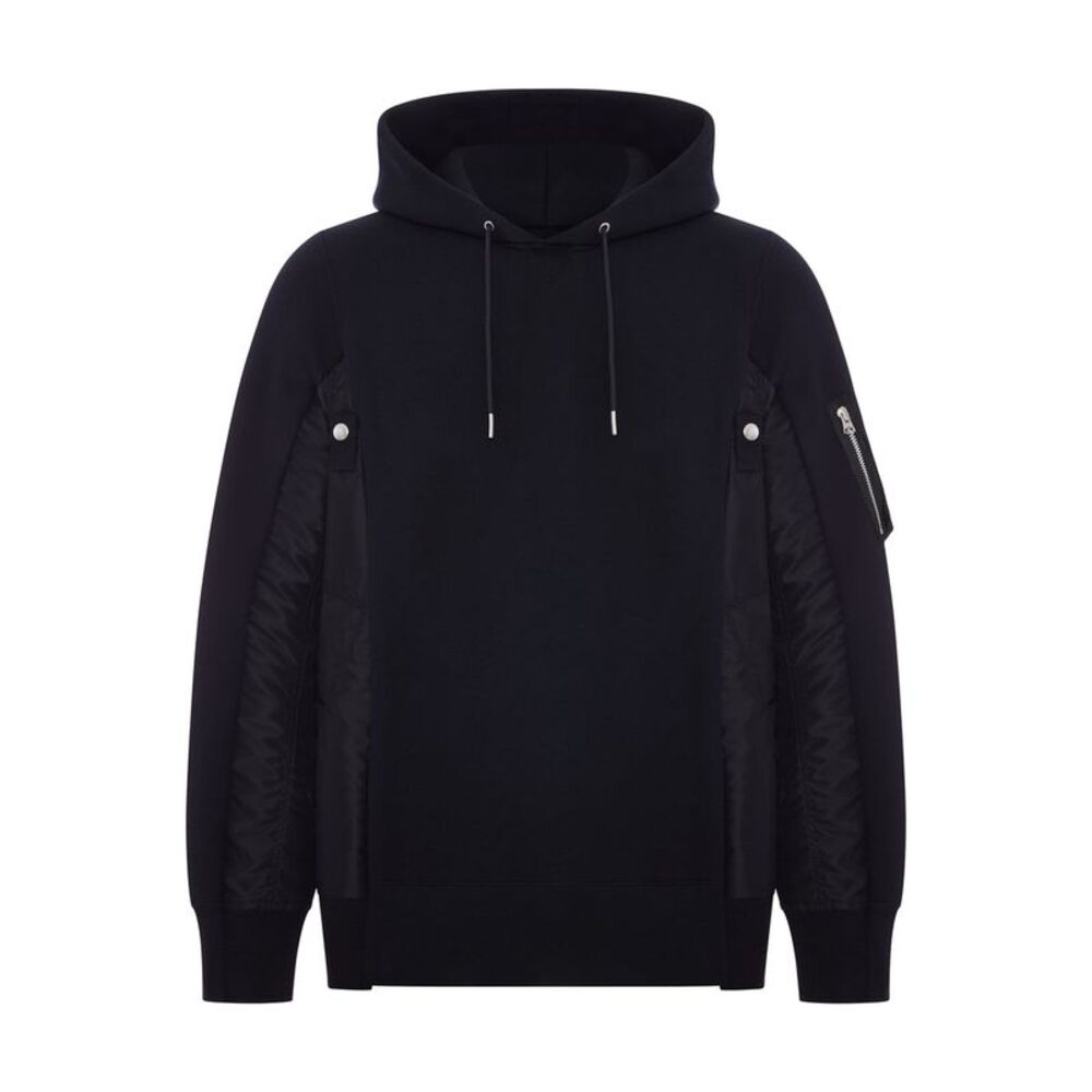 Sacai Men Cotton And Nylon Hoodie